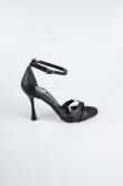 Party-Schuhe Leder Schwarz ABD1156