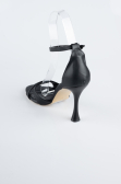 Party-Schuhe Leder Schwarz ABD1156