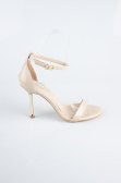 Party-Schuhe Lackleder Hautfarben ABR1157