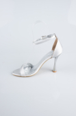 Party-Schuhe Satin Silber ABS1158