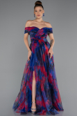 Abendkleid Lang Marineblau ABU5262
