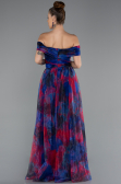 Abendkleid Lang Marineblau ABU5262
