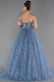 Abendkleid Lang Indigo ABU5265