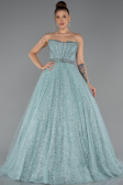 Abendkleid Lang Minzgrün ABU5265
