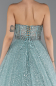Abendkleid Lang Minzgrün ABU5265