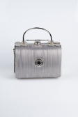 Abendtaschen Laserschnitt Platin KC170
