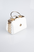 Abendtaschen Lackleder Weiß KC170