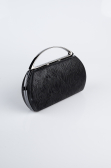 Abendtasche Laserschnitt Schwarz V351