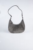 Abendtasche Steinbesetzt Platin V909