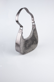 Abendtasche Steinbesetzt Platin V909