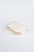 Abendtasche Satin Hautfarben V351