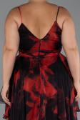 Abschlusskleid In Übergröße Lang Rot ABU5267