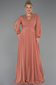 Kleider in Großen Größen Lang Chiffon Zwiebelschale ABU5276