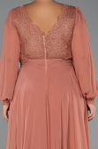Kleider in Großen Größen Lang Chiffon Zwiebelschale ABU5276