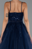 Abendkleid Lang Marineblau ABU5279