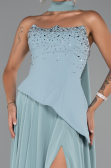 Abendkleid Lang Chiffon Türkis ABU5280