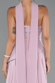 Abendkleid Lang Chiffon Puder ABU5280