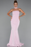 Abendkleid im Meerjungfrau-Stil Lang Puder ABU5282