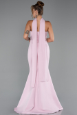 Abendkleid im Meerjungfrau-Stil Lang Puder ABU5282
