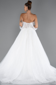 Hochzeitskleider Lang Weiß ABG103