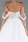 Hochzeitskleider Lang Weiß ABG103