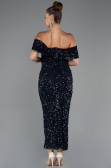 Partykleid Midi Marineblau ABK2440