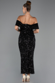 Partykleid Midi Schwarz ABK2440