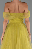 Abendkleid Lang Pistaziengrün ABU5302