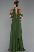 Abendkleid Lang Chiffon Khaki ABU5327