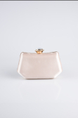 Hautfarben Abendtasche Satin SH812