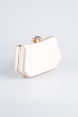 Hautfarben Abendtasche Satin SH812