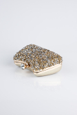 Abendtasche Steinbesetzt Gold SH828