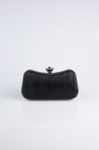 Abendtasche Laserschnitt Schwarz SH855