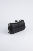 Abendtasche Laserschnitt Schwarz SH855