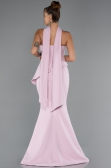 Abendkleid im Meerjungfrau-Stil Lang Puder ABU5329