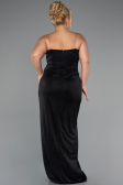 Abschlusskleid Lang Schwarz ABU5339