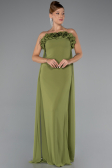 Abschlusskleid Lang Chiffon Pistaziengrün ABU5351