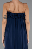 Abschlusskleid Lang Chiffon Marineblau ABU5351