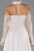 Standesamtkleid Lang Beige ABU5355