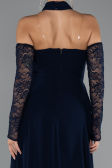 Standesamtkleid Lang Marineblau ABU5355