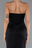Abschlusskleid Lang Schwarz ABU5339