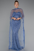 Abendkleid Lang Blau ABU4517