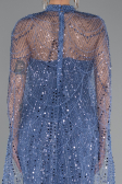 Abendkleid Lang Blau ABU4517