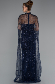 Abendkleid Lang Marineblau ABU4517