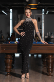 Standesamtkleid Midi Schwarz ABK2399