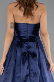 Abendkleid Lang Marineblau ABU4579