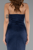 Abschlusskleid Lang Marineblau ABU5389