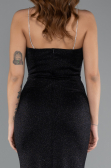Abschlusskleid Lang Schwarz ABU5389
