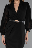 Partykleid Midi Schwarz ABK2462