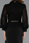 Partykleid Midi Schwarz ABK2462